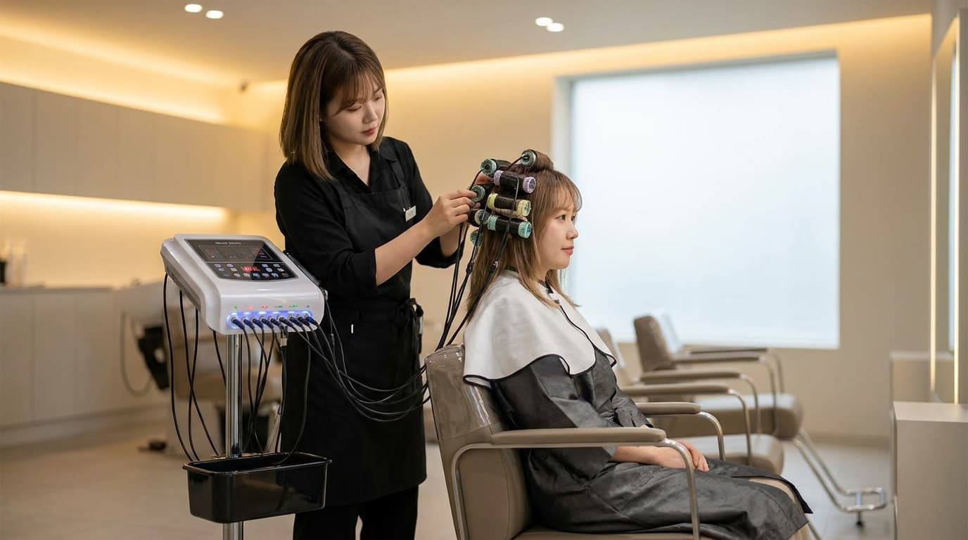 Digital Perm (Crystiallizing Qurl) at Meow Aesthetics