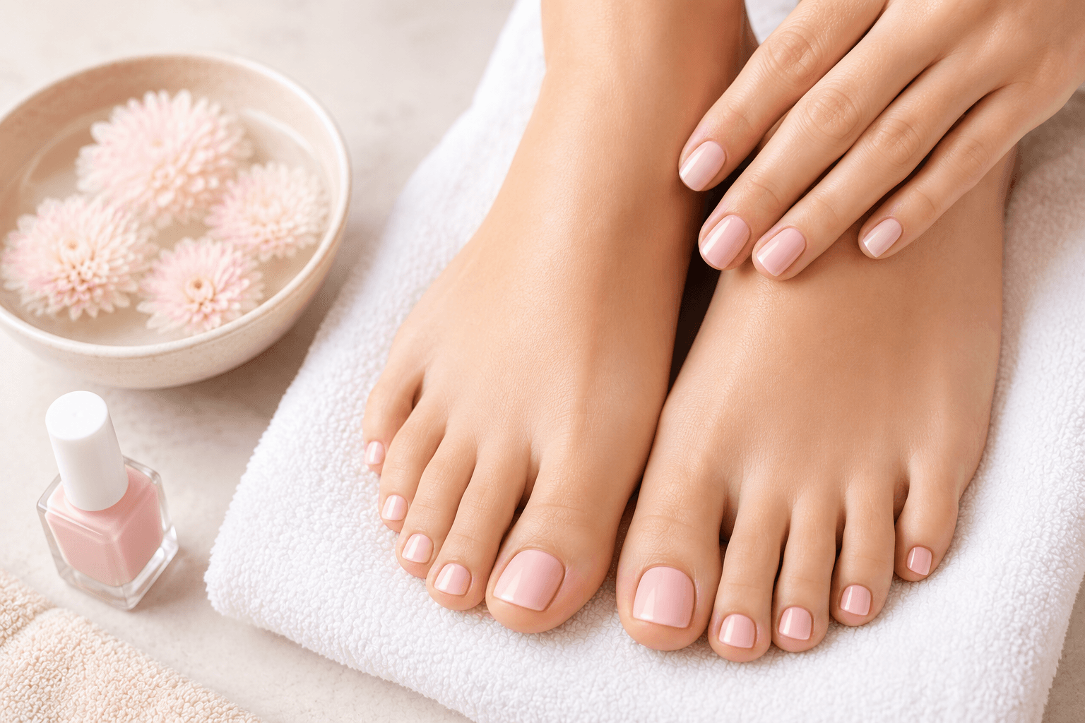 Classic Mani & Pedi at Meow Aesthetics